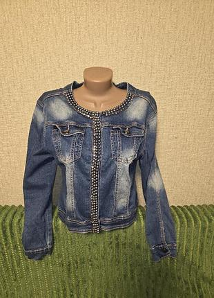 Джинсовая куртка курточка пиджак