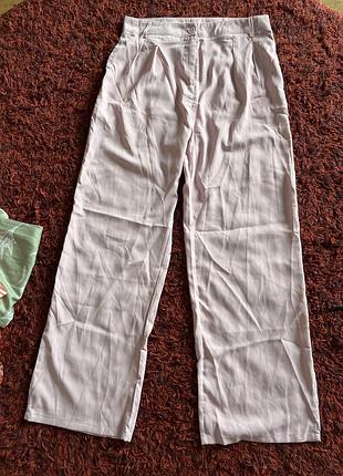 Штани палаццо ніжно рожево- бузкового кольору