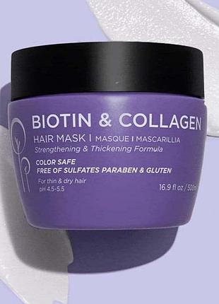 Маска с биотином и коллагеном luseta 500ml