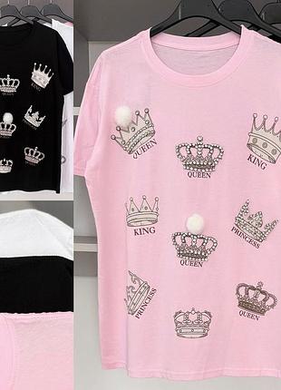 Футболка котон корона