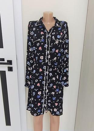 Платье-рубашка с поясом