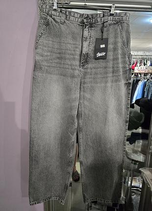 Крутые джинсы скейтера pull &amp; bear - 32 размер