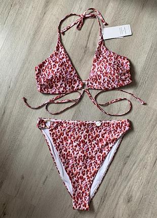 Купальник роздільний від hunkemoller розмір хl/l леопардовий принт