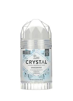 Crystal body deodorant, мінеральний дезодорант-стік, без запаху, 120 г