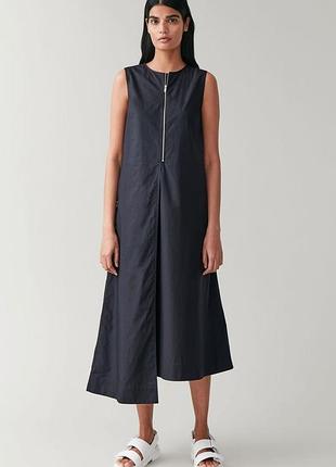 Cos arket плаття сукня асиметрія, з кишені,безрукавки,довга