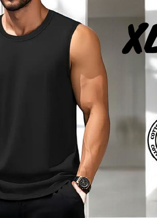 Футболка мужская черная xl