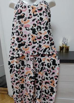 Пижама домашняя 100 коттон костюм батал 20-22