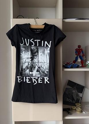 Футболка мерч justin bieber