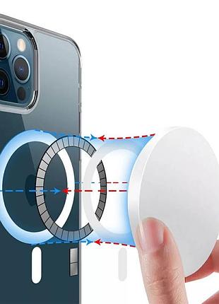 Чохол tpu space case with magsafe для apple iphone 14 pro (6.1") прозорий 2