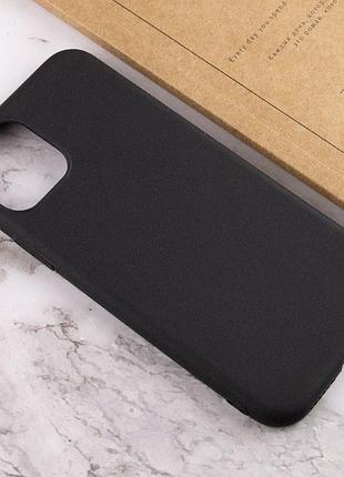 Силиконовый чехол candy для apple iphone 14 plus (6.7") черный 4