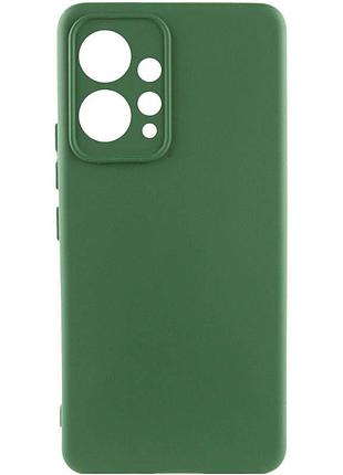 Чехол tpu getman liquid silk full camera для xiaomi redmi note 12 4g зеленый / dark green