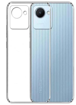 Tpu чохол epic transparent 1,5mm full camera для realme c30s безбарвний (прозорий)