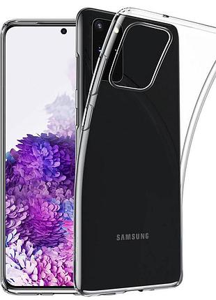 Tpu чехол epic transparent 1,5mm для samsung galaxy s20 бесцветный (прозрачный)