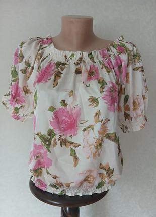 Блуза, атлас, размер s-m.