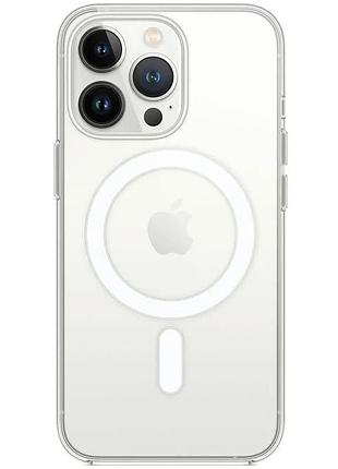 Чехол clear case (aaa) with magsafe and animation для apple iphone 13 pro (6.1") clear