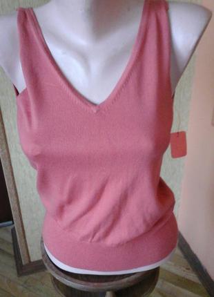 Кораловая майка фірми the limited