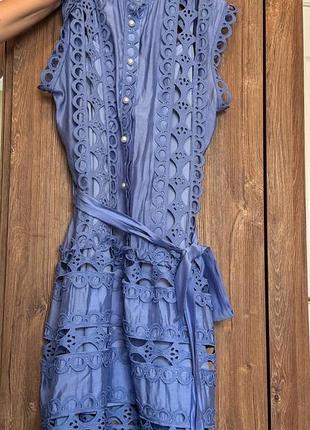 Сукня жіноча прошва з ґудзиками перлами