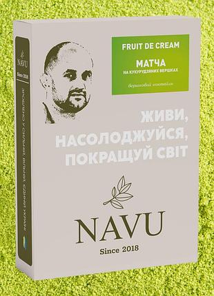 Японський зелений чай матча натуральний маття на кукурудзяних вершках navu органічний без цукру 100 г