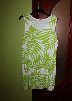 Красивое трикотажное платье, размер хл, наше 52-54 от bon prix