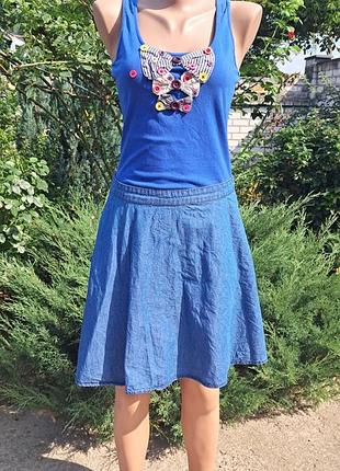 Юбка джинс 9