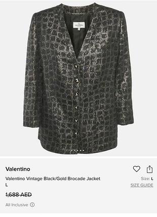 Шелковый блейзер от valentino. оригинал!