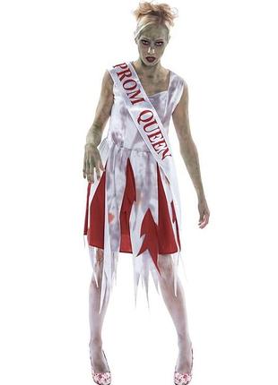 Невеста мертвая наречена королева бала зомби костюм карнавальний хеллоуин