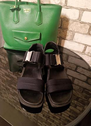Босоножки оригинал италия prada