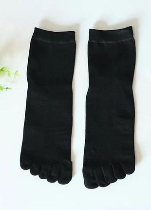 Высокие однотонные носки с отдельными пальцами 36-42 размер