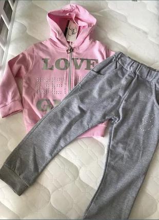 Костюм дитячий для дівчинки трикотаж 92, 98 р 010175