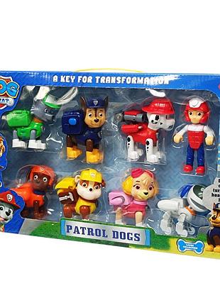 Набор фигурок из мультика щенячий патруль 6050a 8 персонажей