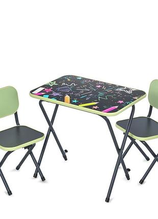 Дитячий столик creative creative creative салатовий, складаний, стільниця 60 х 40 см