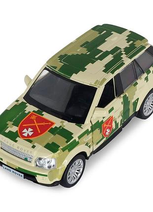Автомодель серии "шевроны героев" land rover range rover sport "запад" technodrive 250399um