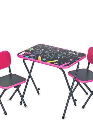 Дитячий столик creative creative creative малиновий, складаний, стільниця 60 х 40 см
