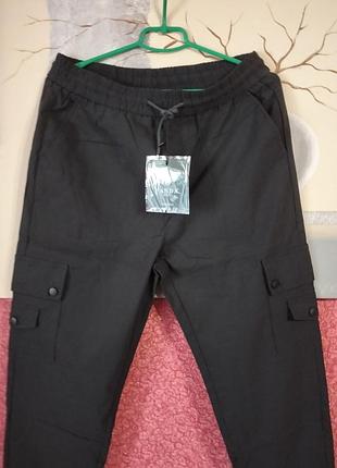 Штани стрейч- катон.