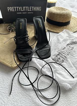 Босоніжки жіночі plt чорного кольору