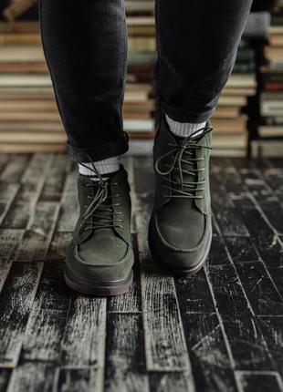 Мужские ботинки south flip dark green2 фото