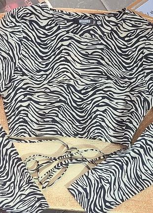 Топ зебра missguided, новый