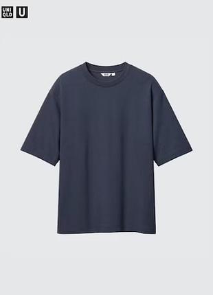 Футболка oversized striped uniqlo, розмір л