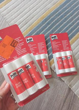 Новий набір клей олівець безбарвний pritt henkel
