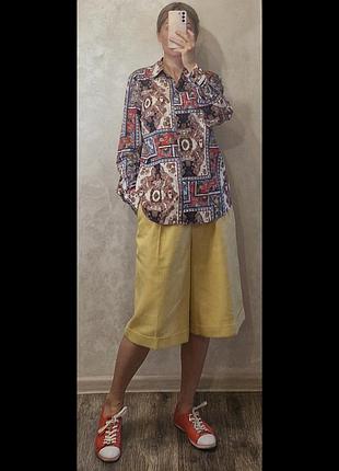 Шорты бермуды желтого цвета gerry weber