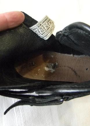 Демисезонные ботинки полусапожки  на танкетке натур.кожа  ugg australia waterproof р.394 фото