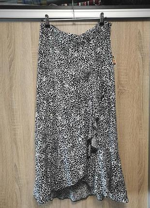 Летняя юбка в размере м 100% вискоза new look