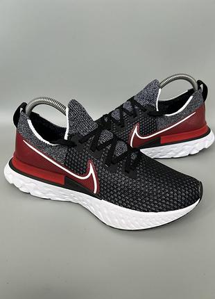 Оригінальні кросівки nike react infinity flyknit black  43р.27.5см.