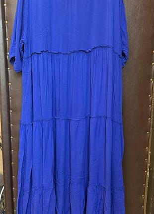 Синя літня сукня