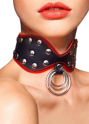 Нашийник із натуральної шкіри art of sex — collar butterfly