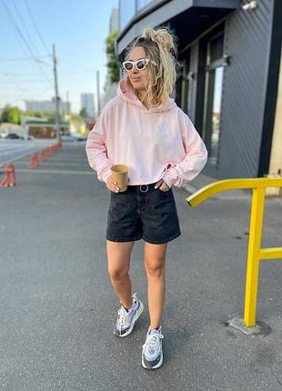 Жіноче вкорочене худі 8