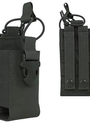 Подсумок для рации олива sturm mil-tec radio pouch molle olive 13493701