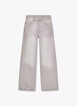 Джинси wide leg zara
