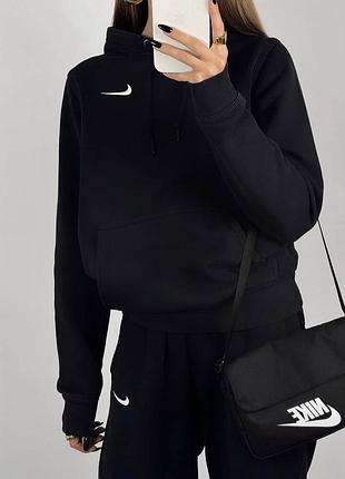 Спортивний костюм жіночий трикотажний повсякденний базовий на осінь осінній чорний сірий