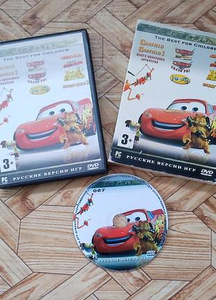 Ігровий диск dvd для пк | сборник игр (тачки, гарфилд и другие)